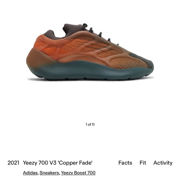 Yeezy Shoes - Yeezy V3 700 Copper Fade